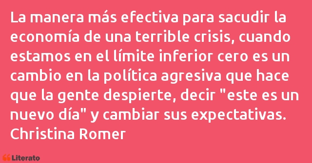 Frases de Christina Romer