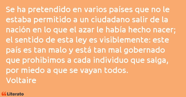 Frases de Voltaire