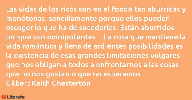 Frases de Gilbert Keith Chesterton