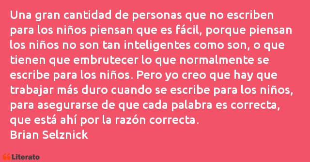 Frases de Brian Selznick