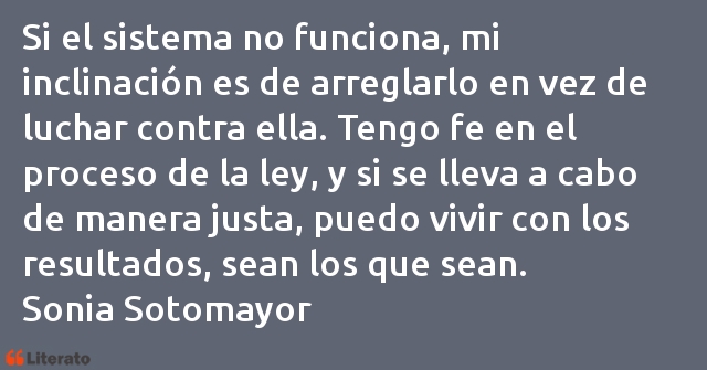 Frases de Sonia Sotomayor