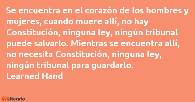 Frases de Learned Hand