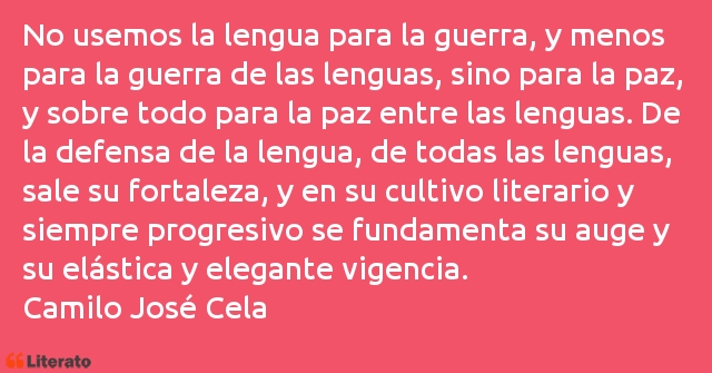 Frases de Camilo José Cela