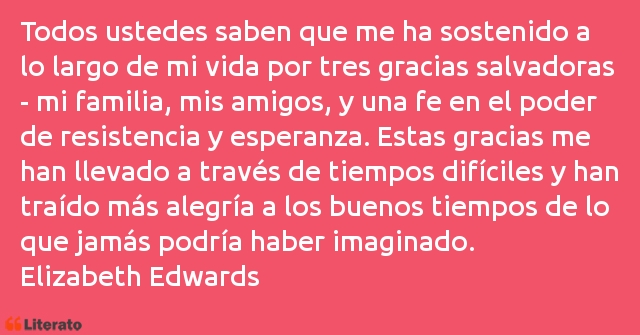 Frases de Elizabeth Edwards