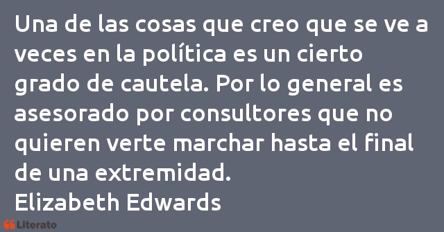 Frases de Elizabeth Edwards