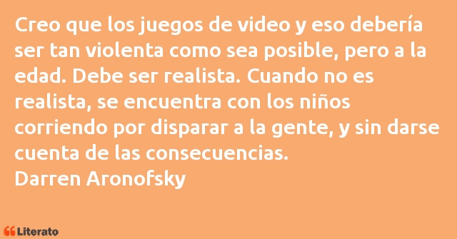 Frases de Darren Aronofsky