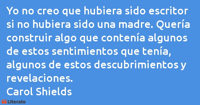 Frases de Carol Shields