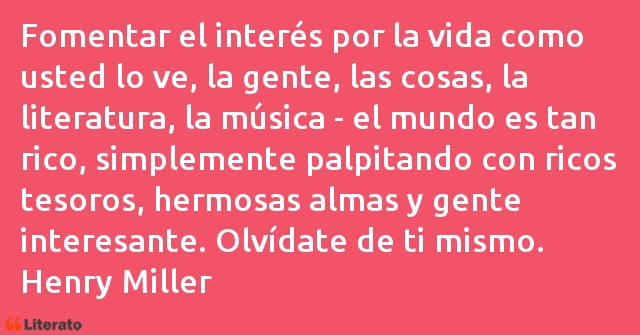 Frases de Henry Miller