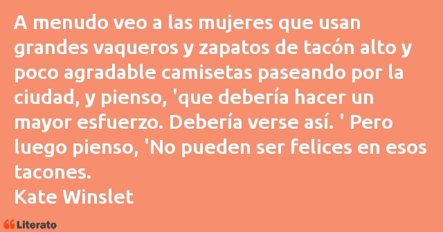 Frases de Kate Winslet