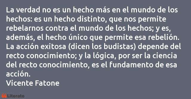 Frases de Vicente Fatone