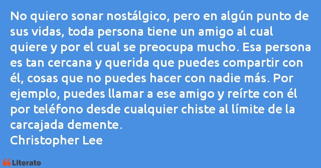 Frases de Christopher Lee