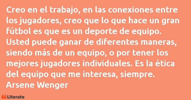 Frases de Arsene Wenger