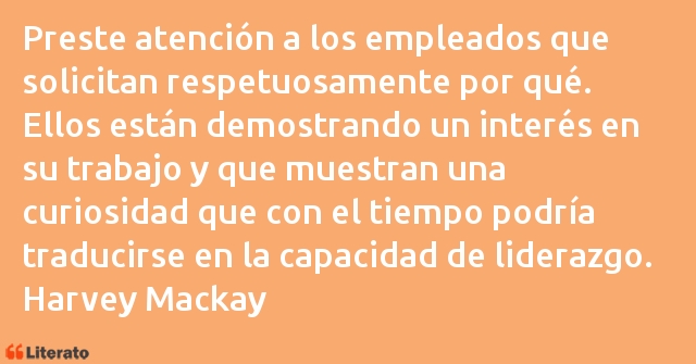 Frases de Harvey Mackay