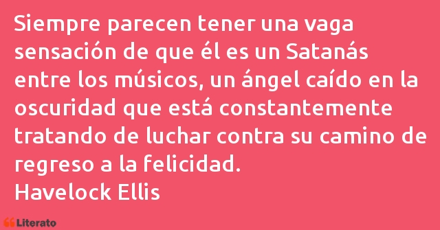 Frases de Havelock Ellis