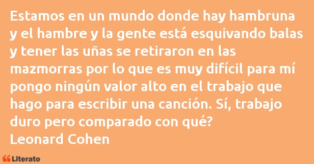 Frases de Leonard Cohen