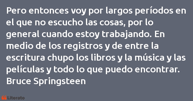 Frases de Bruce Springsteen