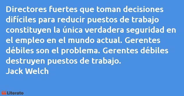 Frases de Jack Welch