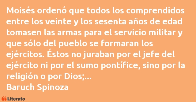 Frases de Baruch Spinoza