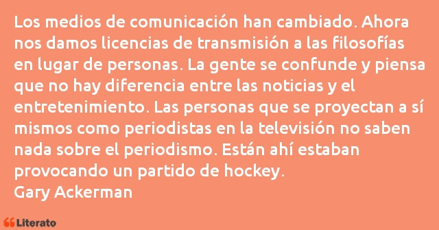 Frases de Gary Ackerman