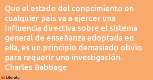 Frases de Charles Babbage