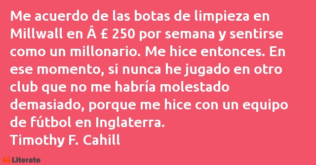 Frases de Tim Cahill