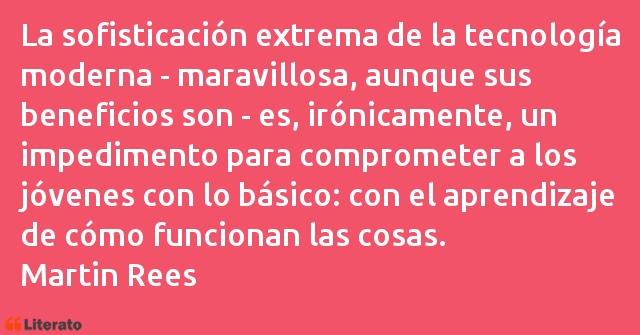 Frases de Martin Rees