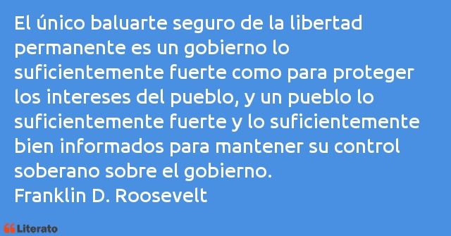 Frases de Franklin D. Roosevelt