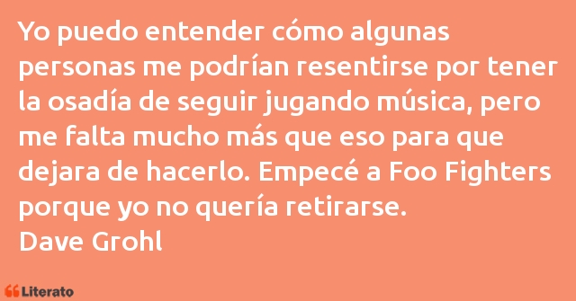 Frases de Dave Grohl