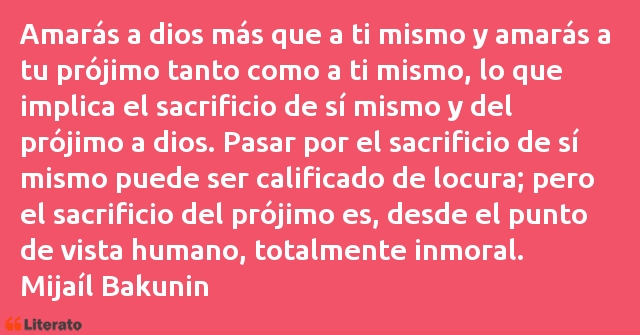 Frases de Mijaíl Bakunin