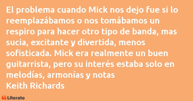Frases de Keith Richards