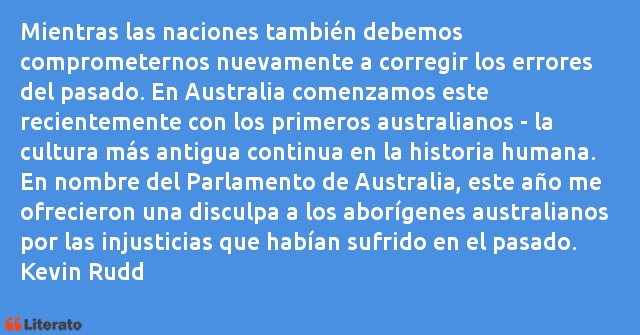 Frases de Kevin Rudd