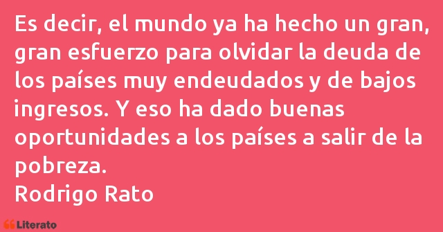 Frases de Rodrigo Rato