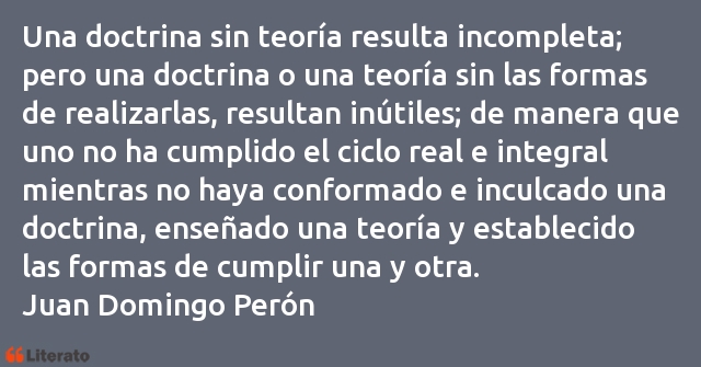 Frases de Juan Domingo Perón