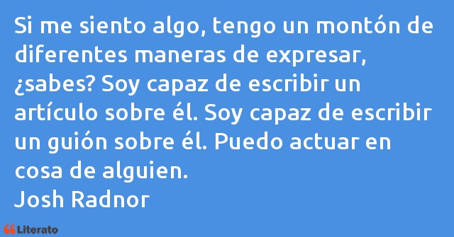 Frases de Josh Radnor