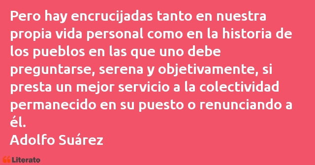 Frases de Adolfo Suárez