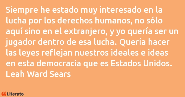 Frases de Leah Ward Sears
