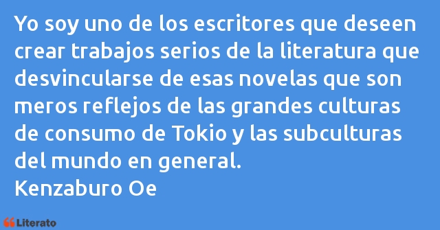 Frases de Kenzaburo Oe