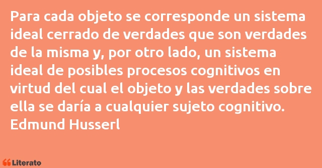 Frases de Edmund Husserl