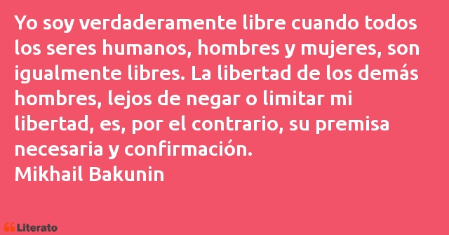 Frases de Mikhail Bakunin