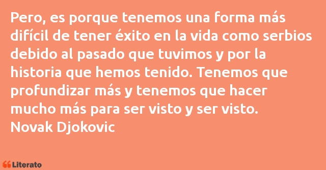 Frases de Novak Djokovic