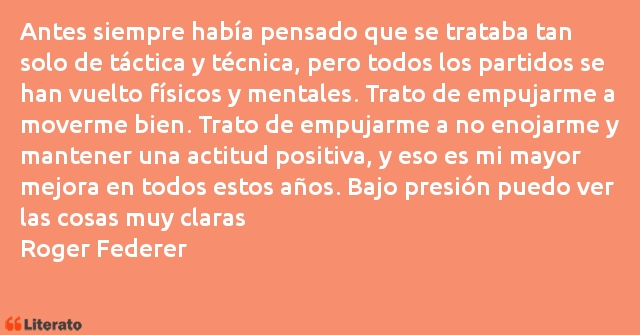 Frases de Roger Federer