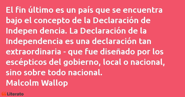 Frases de Malcolm Wallop