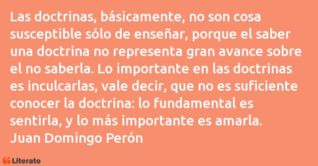 Frases de Juan Domingo Perón