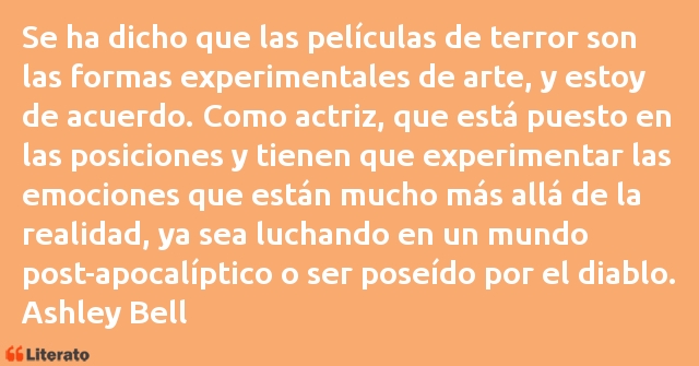 Frases de Ashley Bell