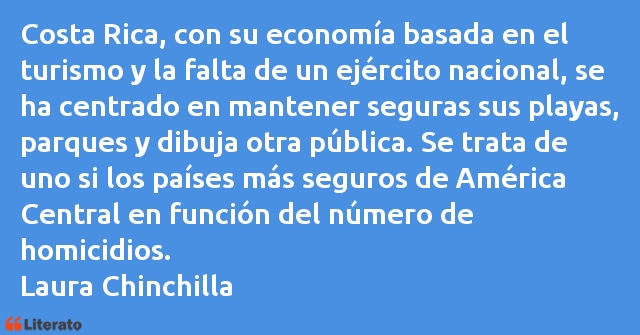 Frases de Laura Chinchilla