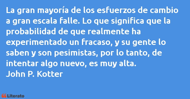 Frases de John P. Kotter