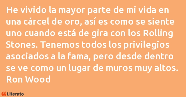 Frases de Ron Wood