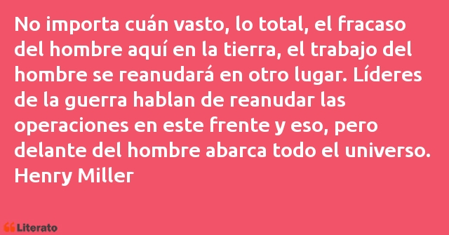 Frases de Henry Miller