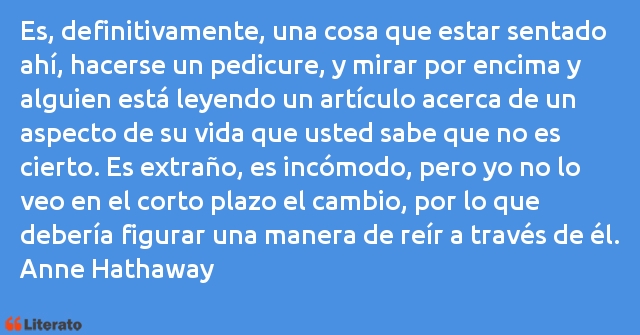 Frases de Anne Hathaway