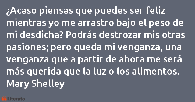 Frases de Mary Shelley